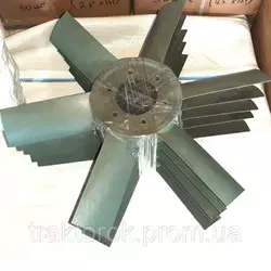 Крильчатка вентилятора ЮМЗ, Д-65 6 лопастей, пластик | Д65-1308050