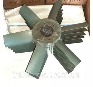 Крильчатка вентилятора ЮМЗ, Д-65 6 лопастей, пластик | Д65-1308050